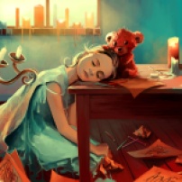 Art By Cyril Rolando : When she was six